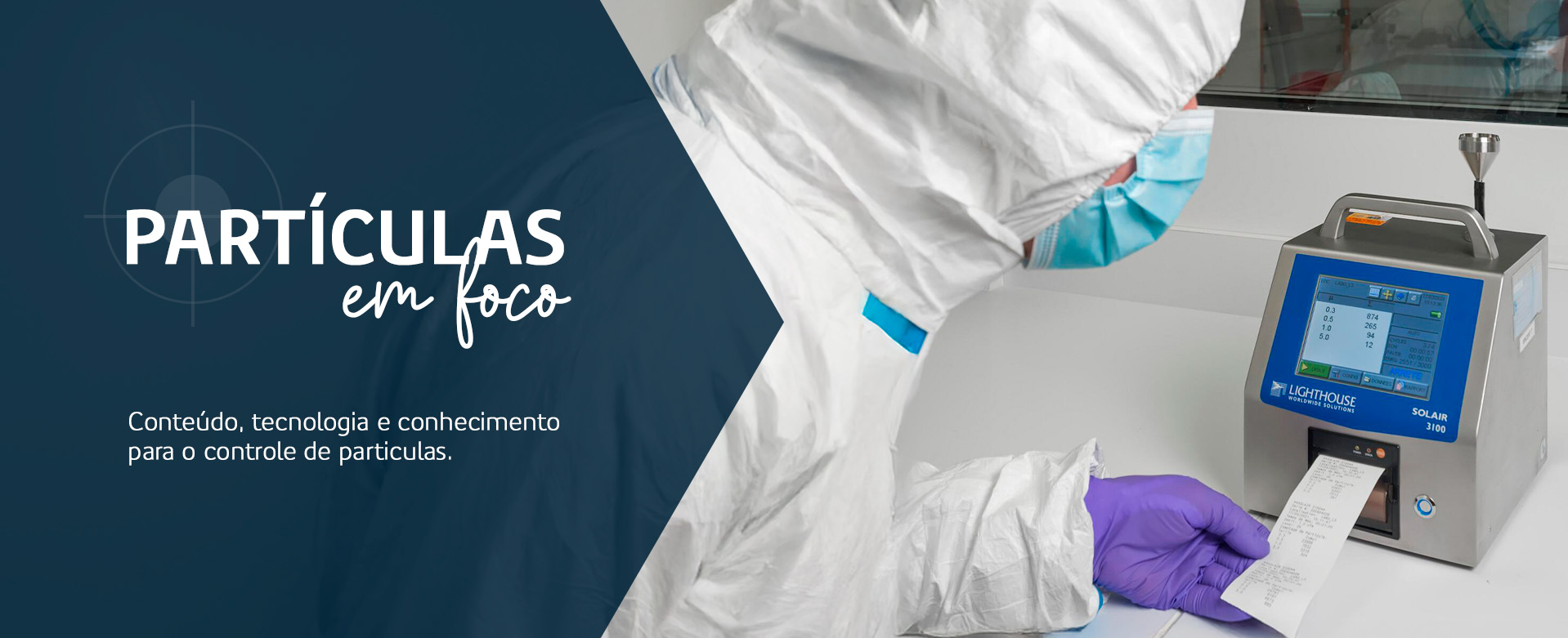 Partículas em Foco — conteúdo, tecnologia e conhecimento para o controle de partículas